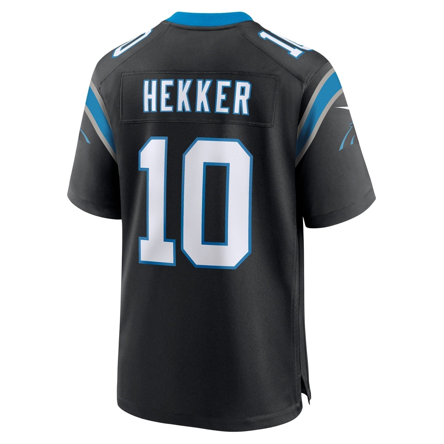 Johnny Hekker Carolina Panthers Team Game Jersey - Black football jersey product view 3