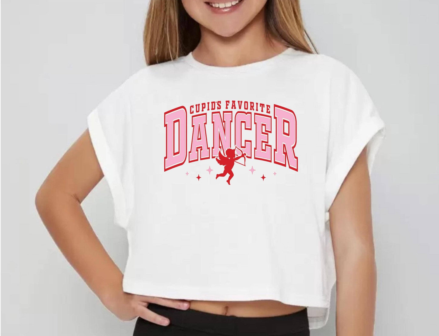 Cupid's Favorite Dancer Crop Shirt - Dance Team Gift Unisex T-shirt, Sweatshirt, Hoodie, Long Sleeve Tee - T-Shirt, Sweatshirt, Hoodie
