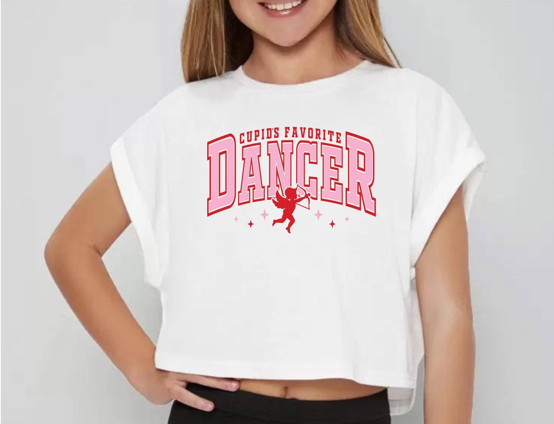 Cupid's Favorite Dancer Crop Shirt - Dance Team Gift Unisex T-shirt, Sweatshirt, Hoodie, Long Sleeve Tee - T-Shirt, Sweatshirt, Hoodie