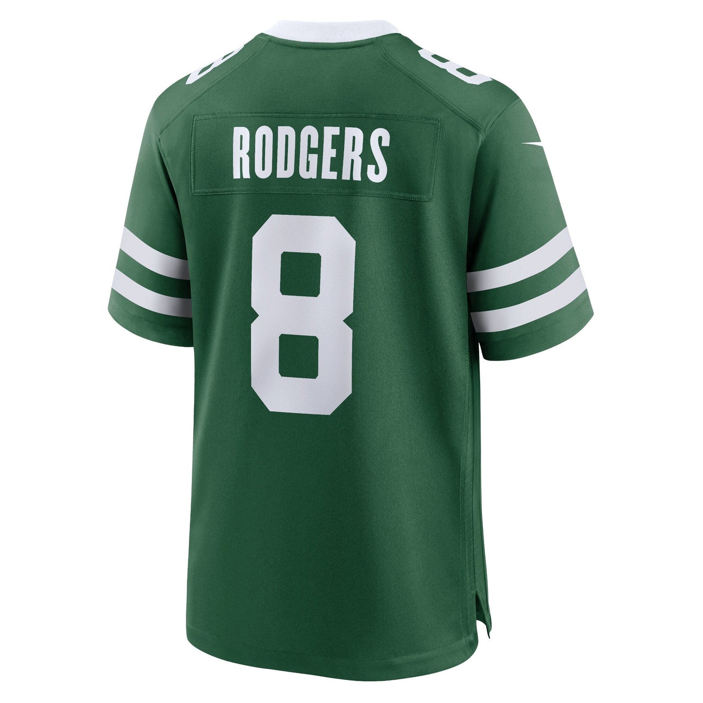 Aaron Rodgers New York Jets Game Jersey - Legacy Green football jersey product view 3