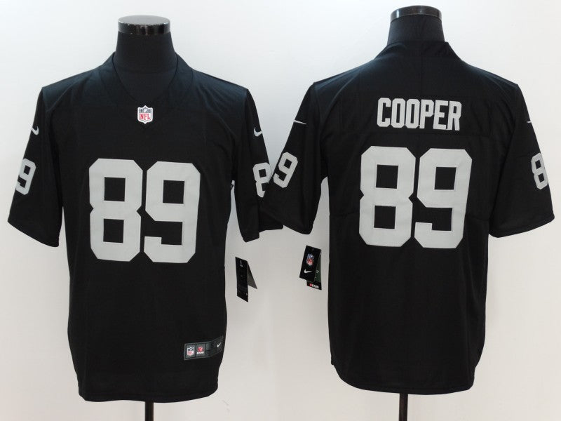 Men's Las Vegas Raiders Amari Cooper #89 Black Game Jersey1 football jersey product view 1