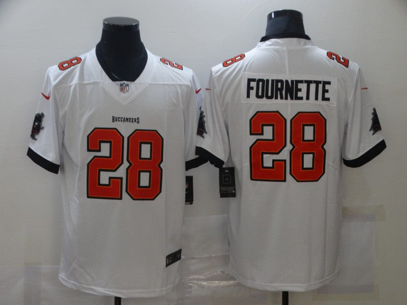 Men's Tampa Bay Buccaneers Leonard Fournette White Game Jersey football jersey product view 1
