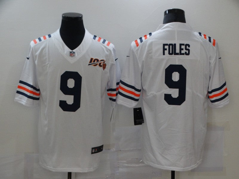 Men's Chicago Bears Nick Foles #9 White Alternate Game Jersey1 football jersey product view 1