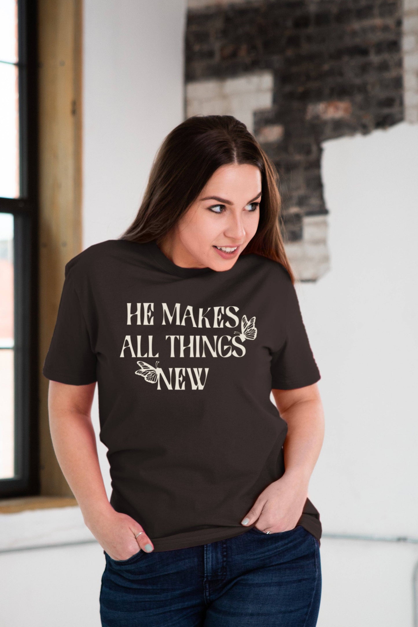 He Makes All Things New Unisex T-shirt, Sweatshirt, Hoodie, Long Sleeve Tee - T-Shirt, Sweatshirt, Hoodie