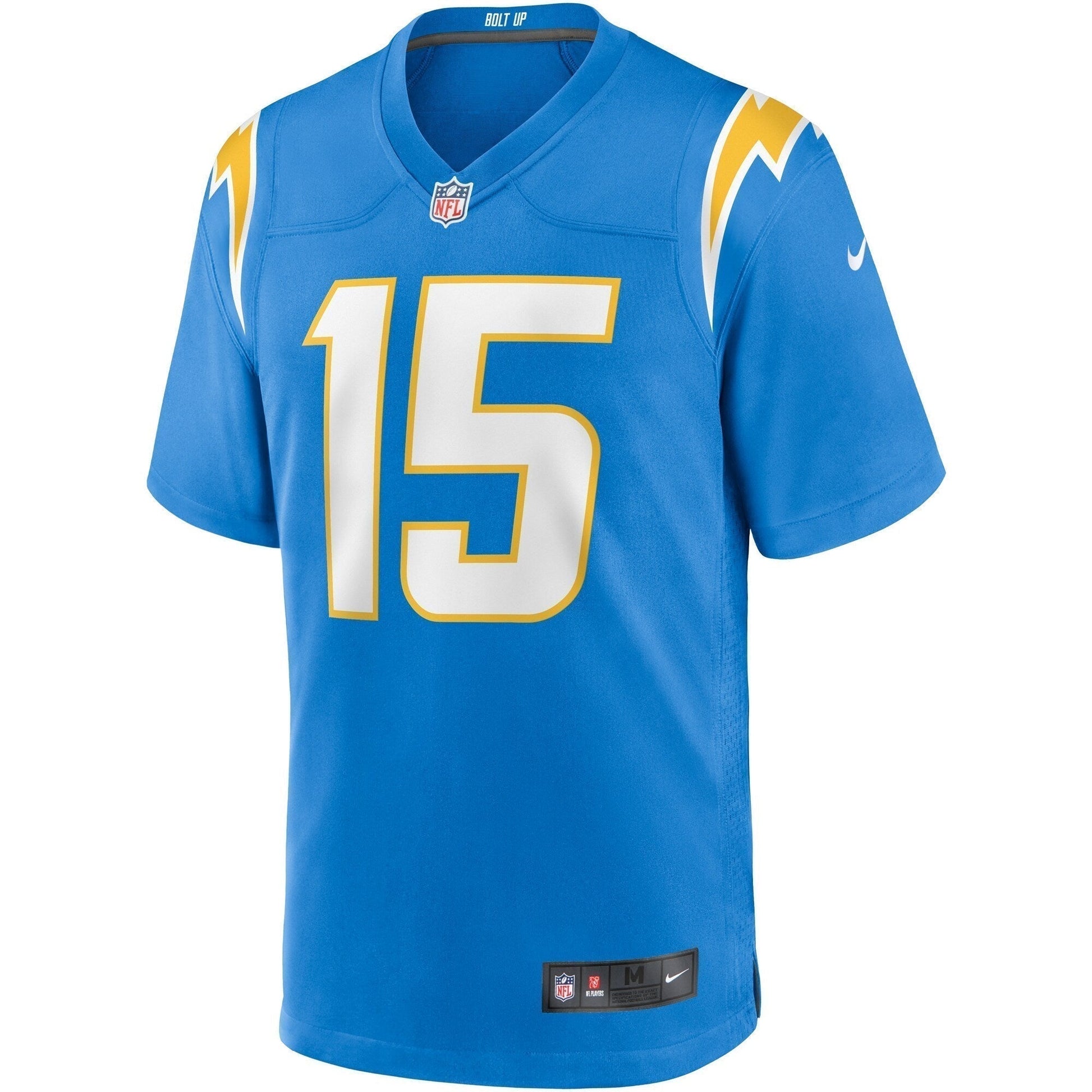 Jalen Guyton Los Angeles Chargers Game Jersey - Powder Blue football jersey product view 2