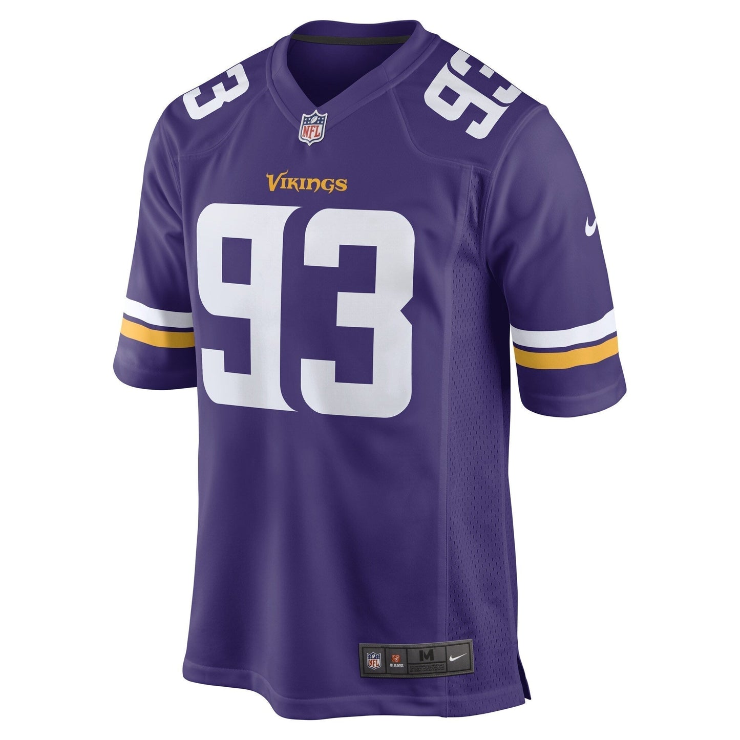 Jonathan Bullard Minnesota Vikings Game Jersey - Purple football jersey product view 2