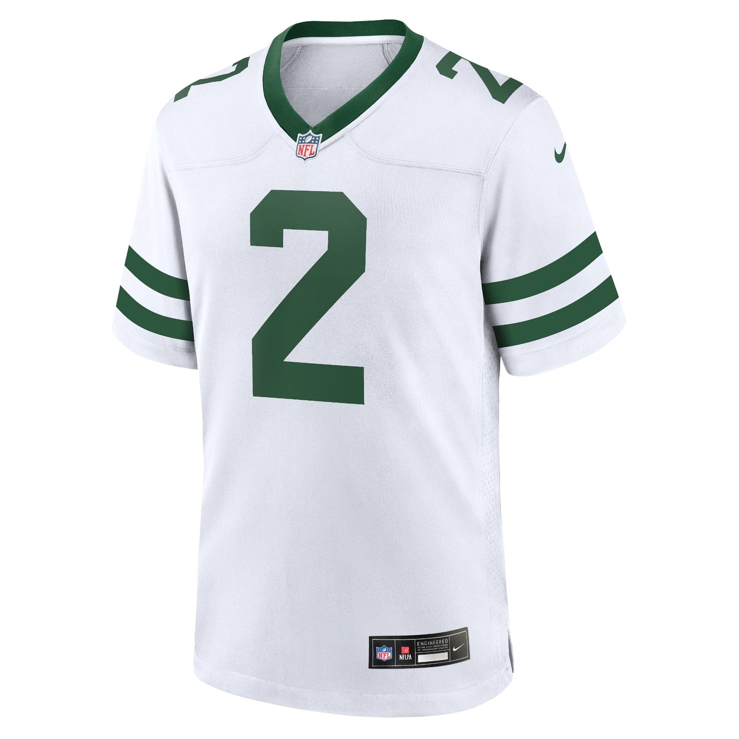 Zach Wilson New York Jets Game Jersey - Legacy White football jersey product view 2