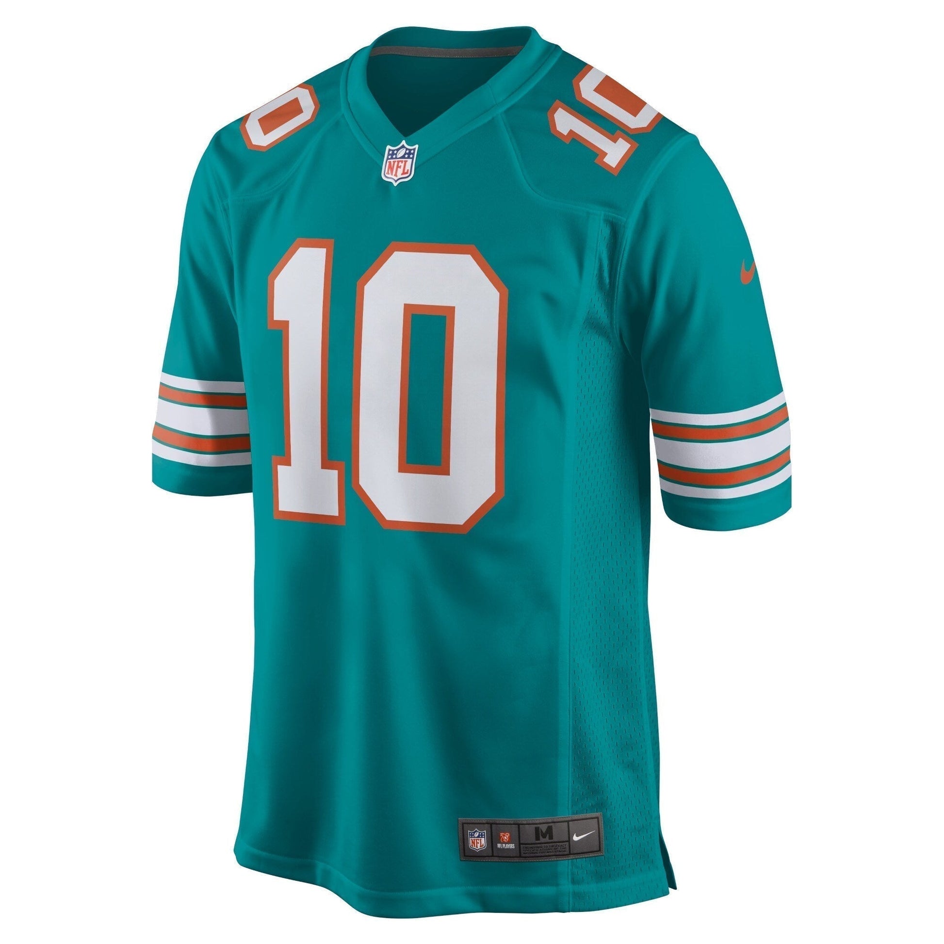 Tyreek Hill Miami Dolphins Alternate Game Jersey - Aqua football jersey product view 2