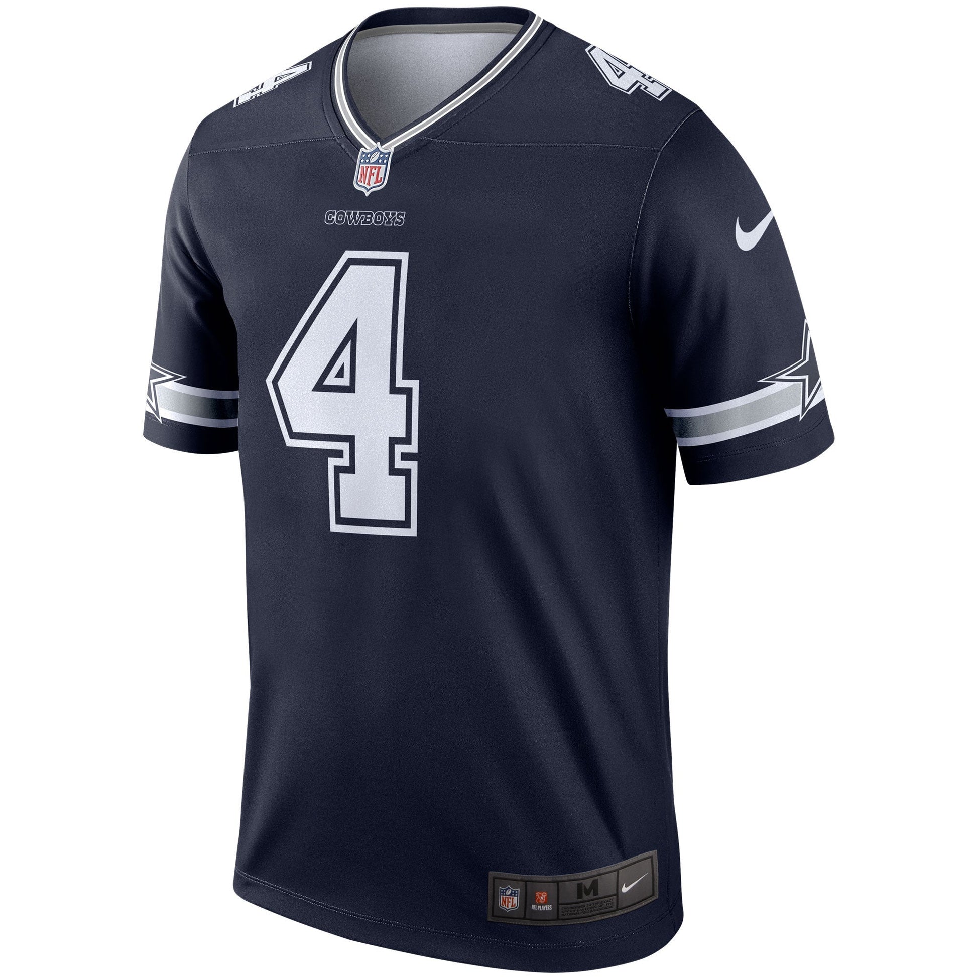 Dak Prescott Dallas Cowboys Legend Jersey - Navy football jersey product view 2