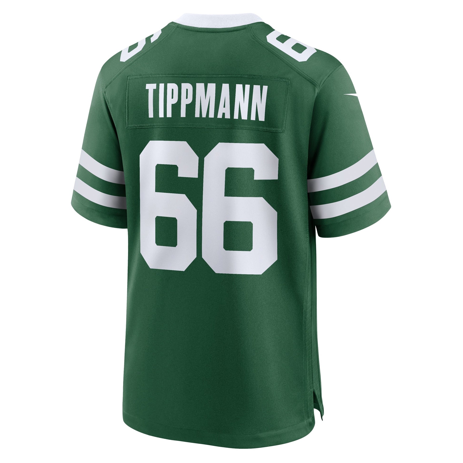Joe Tippmann New York Jets Team Game Jersey - Legacy Green football jersey product view 3