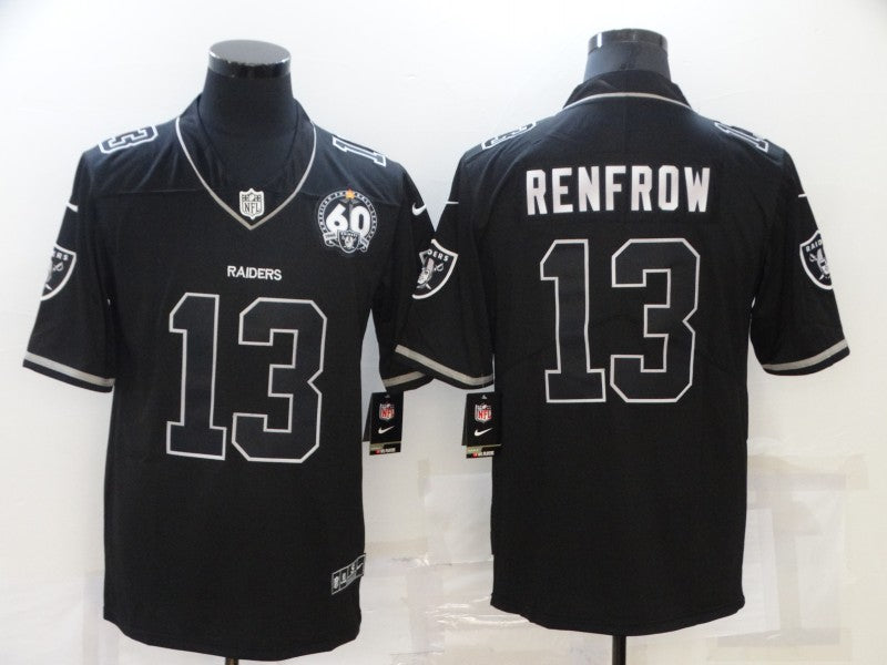 Men's Las Vegas Raiders Hunter Renfrow Black Game Player Jersey football jersey product view 1
