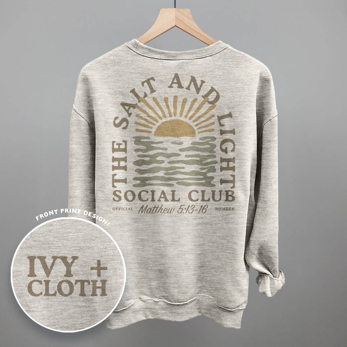 The Salt and Light Social Club (Back Print) Unisex T-shirt, Sweatshirt, Hoodie, Long Sleeve Tee - T-Shirt, Sweatshirt, Hoodie