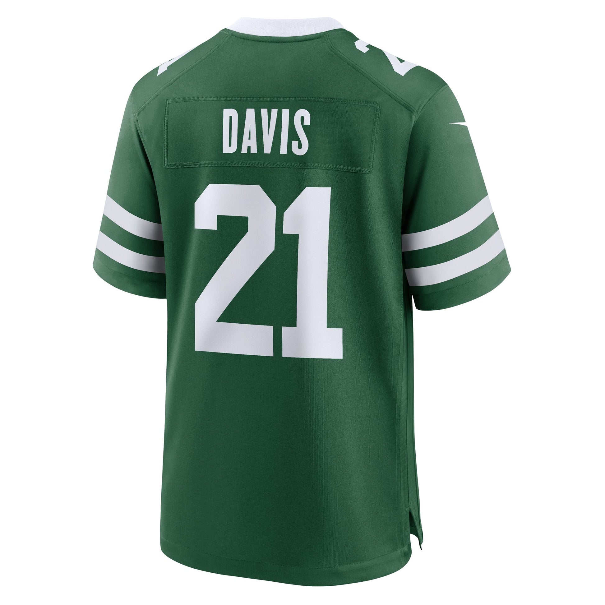 Ashtyn Davis New York Jets Team Game Jersey - Legacy Green football jersey product view 3