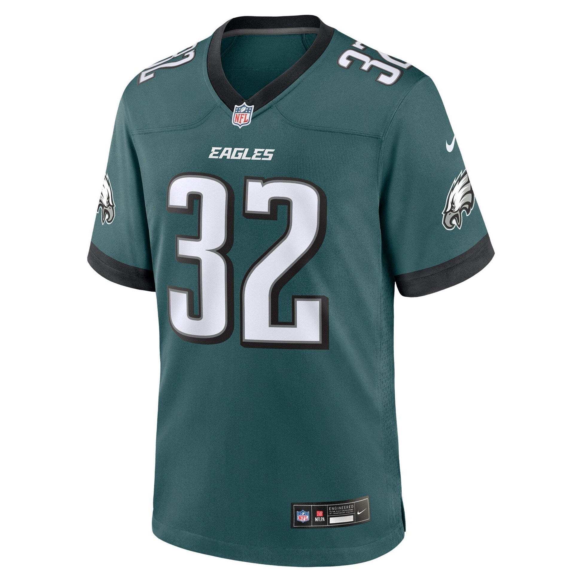 Reed Blankenship Philadelphia Eagles Team Game Jersey - Midnight Green football jersey product view 2