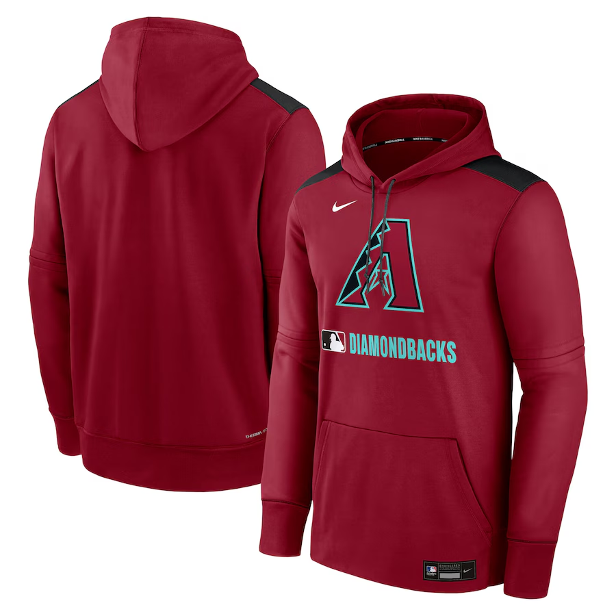 Arizona Diamondbacks Performance Pullover Hoodie baseball jersey product view 1