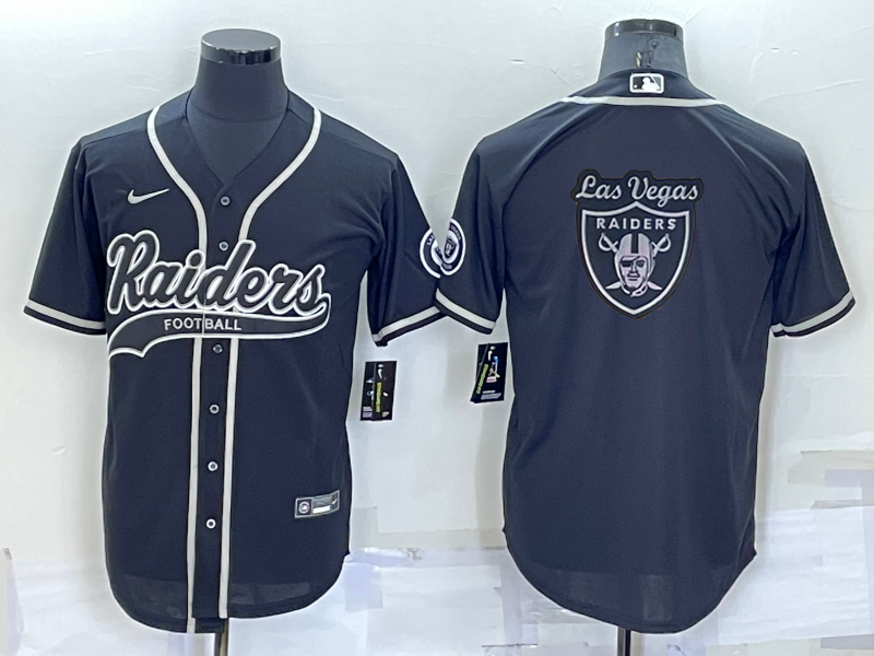 Men's Las Vegas Raiders Black Game Jersey football jersey product view 1