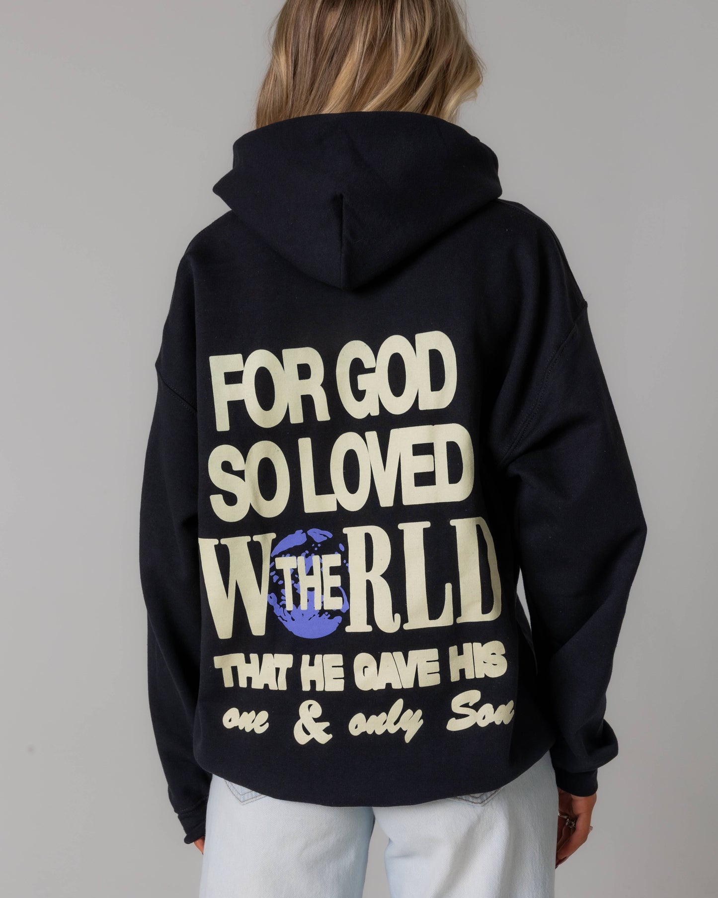 "For God So Loved the World" Hoodie Unisex T-shirt, Sweatshirt, Hoodie, Long Sleeve Tee - T-Shirt, Sweatshirt, Hoodie
