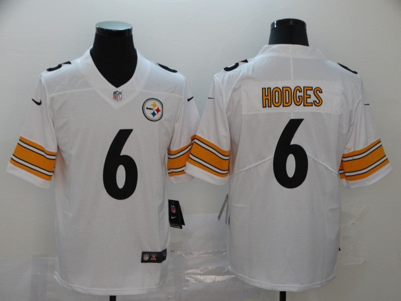 Men's Pittsburgh Steelers Devlin Hodges White Game Jersey football jersey product view 1