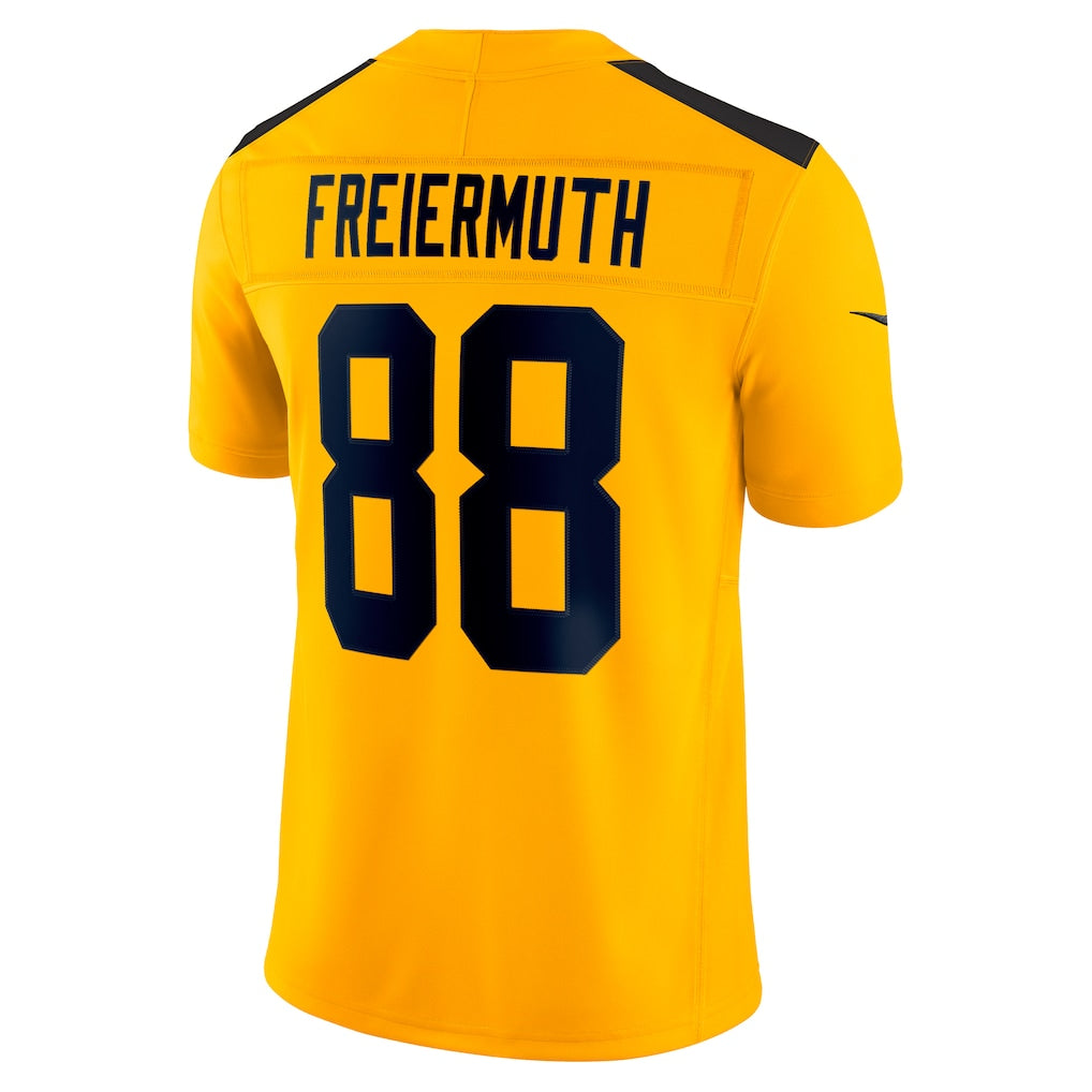 P.Steelers #88 Pat Freiermuth Gold Alternate Vapor F.U.S.E. Limited Jersey football jersey product view 1