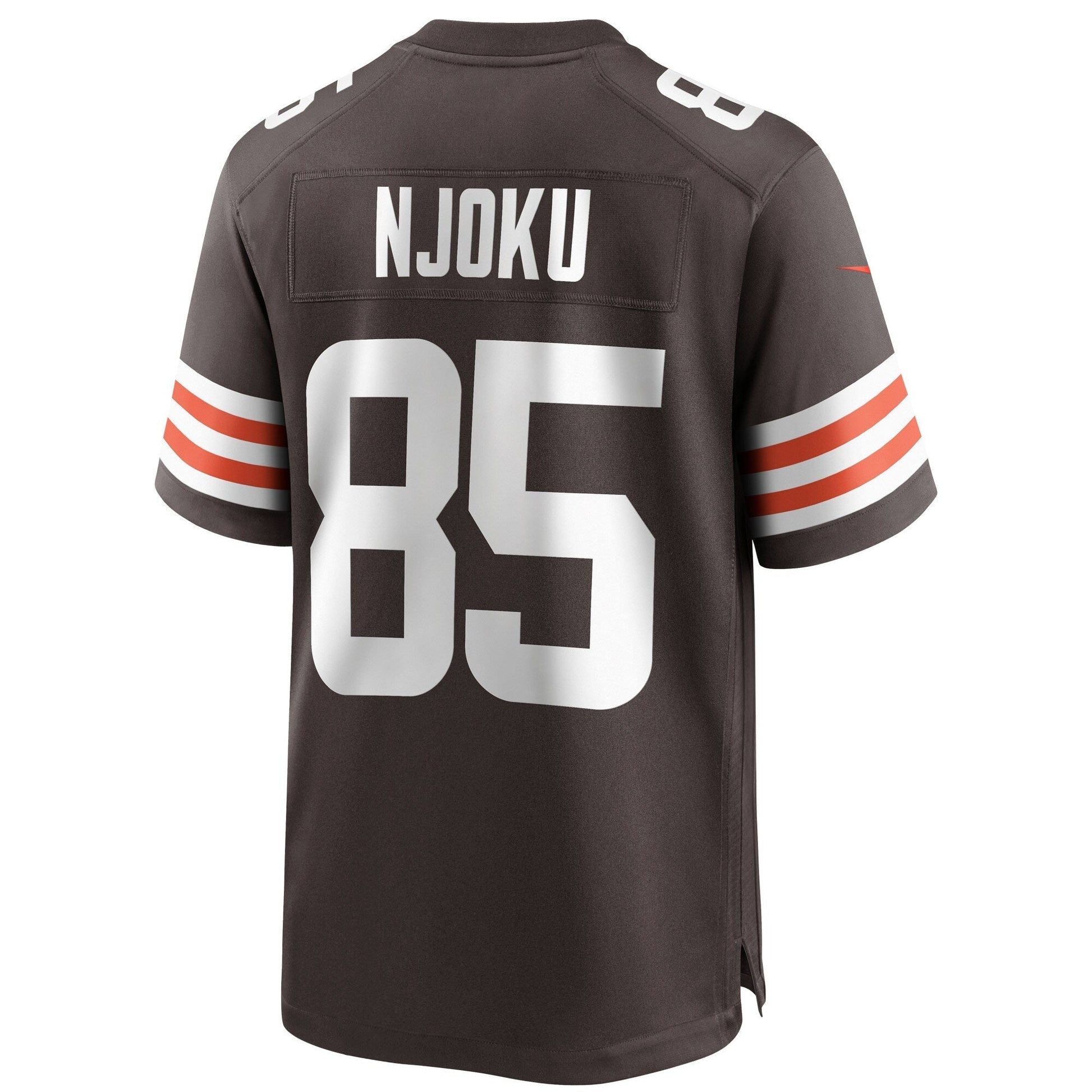 David Njoku Cleveland Browns Game Jersey - Brown football jersey product view 3