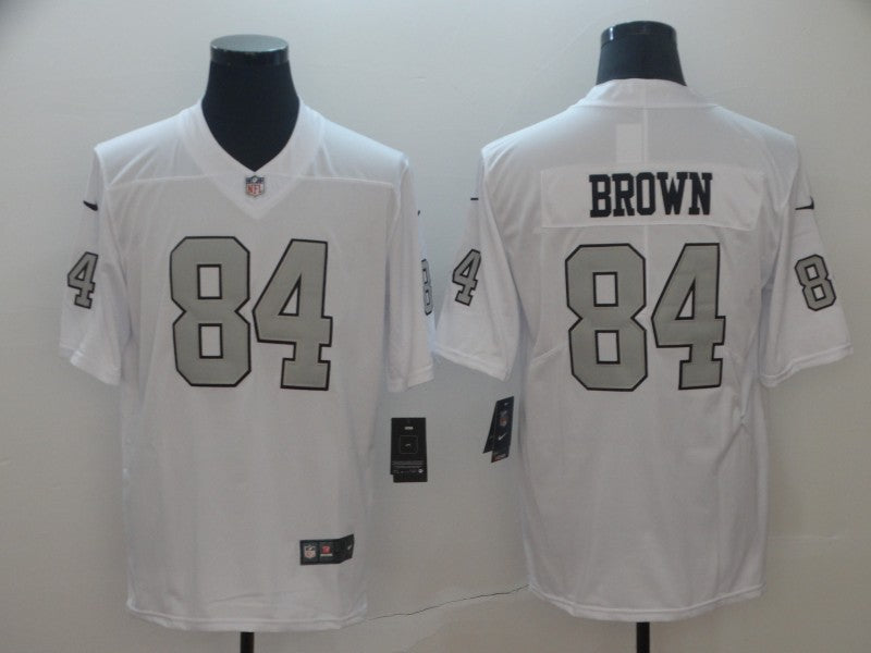 Men's Las Vegas Raiders Antonio Brown White Game Player Jersey football jersey product view 1