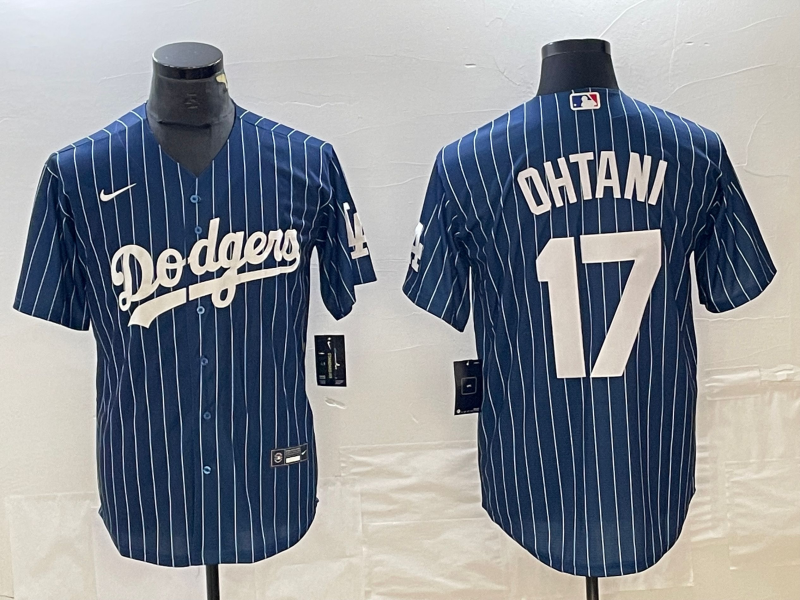 Men's Los Angeles Dodgers Shohei Ohtani #17 Royal Replica Player Jersey1 baseball jersey product view 1