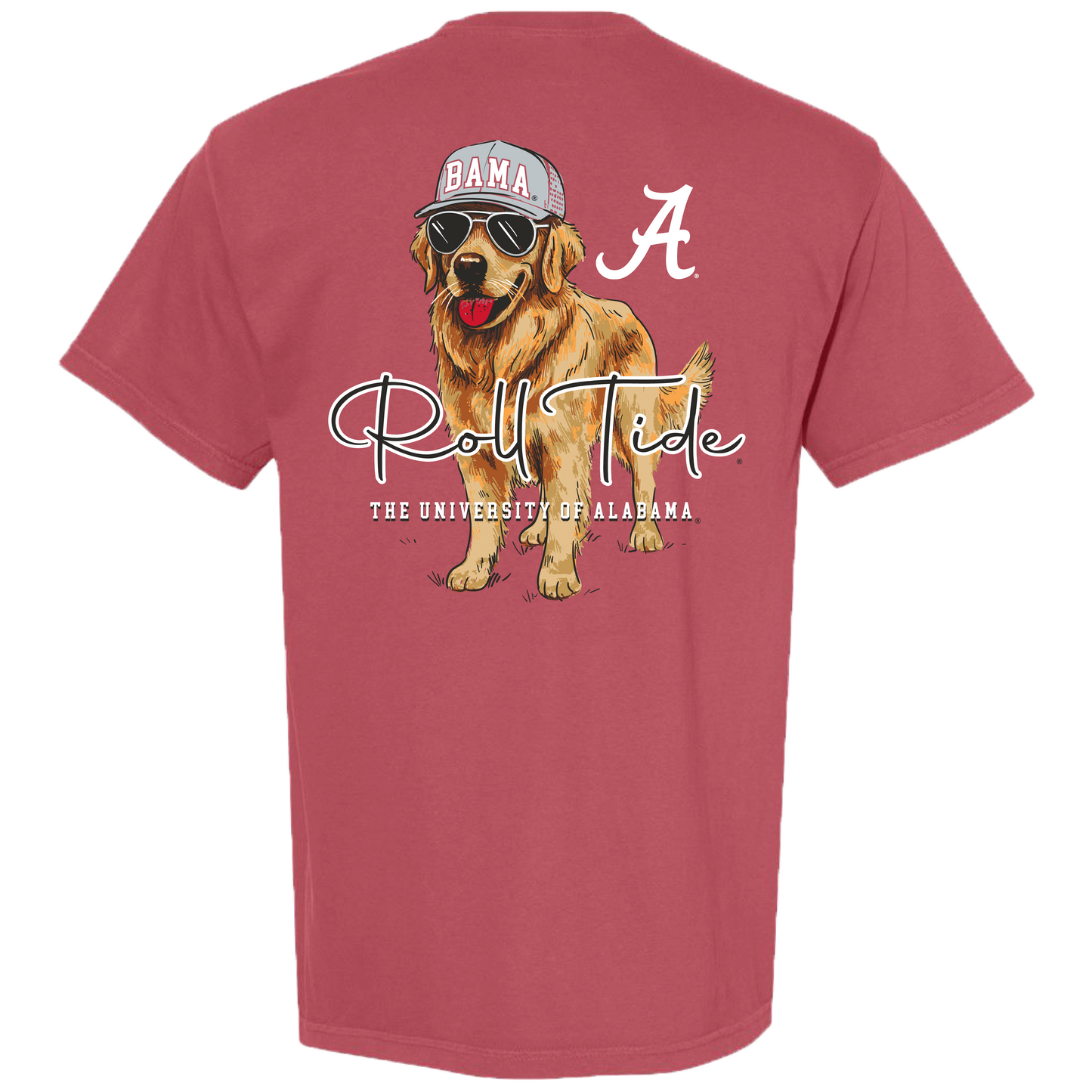 GGO-AL-1003 Roll Tide Dog Crimson Unisex T-shirt, Sweatshirt, Hoodie, Long Sleeve Tee - T-Shirt, Sweatshirt, Hoodie