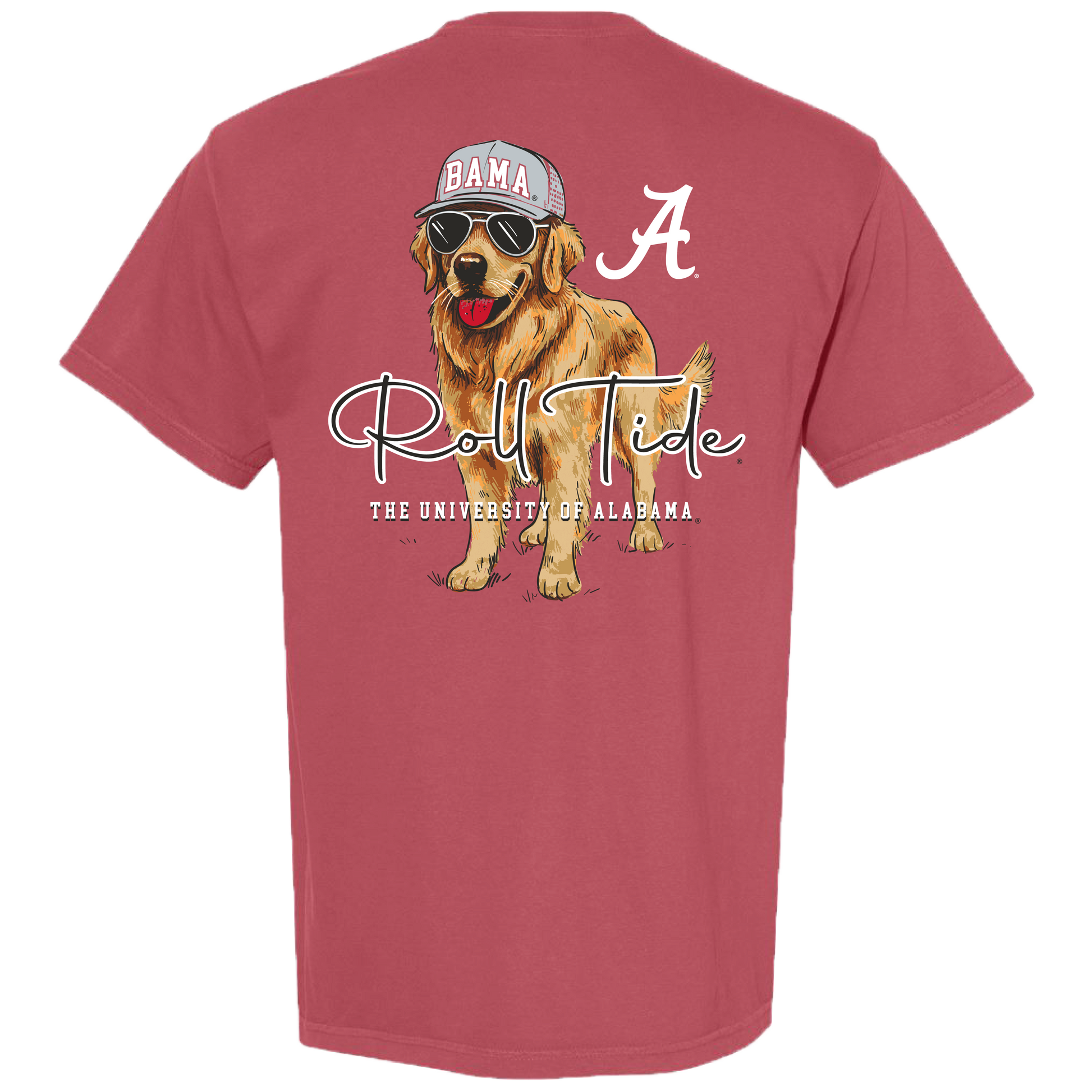 GGO-AL-1003 Roll Tide Dog Crimson Unisex T-shirt, Sweatshirt, Hoodie, Long Sleeve Tee - T-Shirt, Sweatshirt, Hoodie