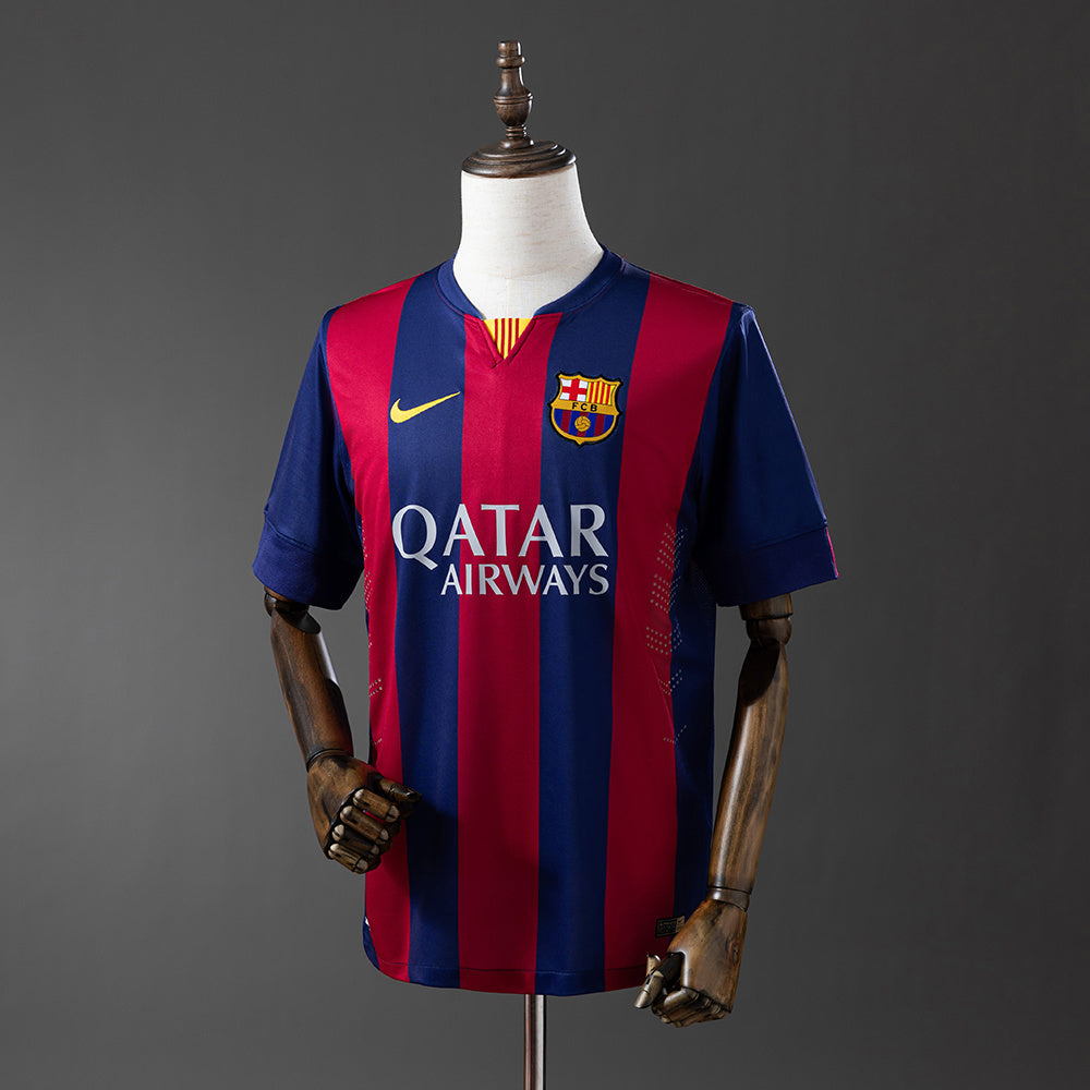 Barcelona 14/15 Home Retro Jersey sports jersey product view 1