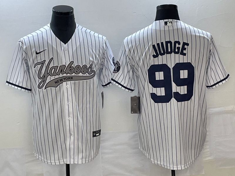 Men's New York Yankees Aaron Judge White Game Jersey Joint Edition baseball jersey product view 1