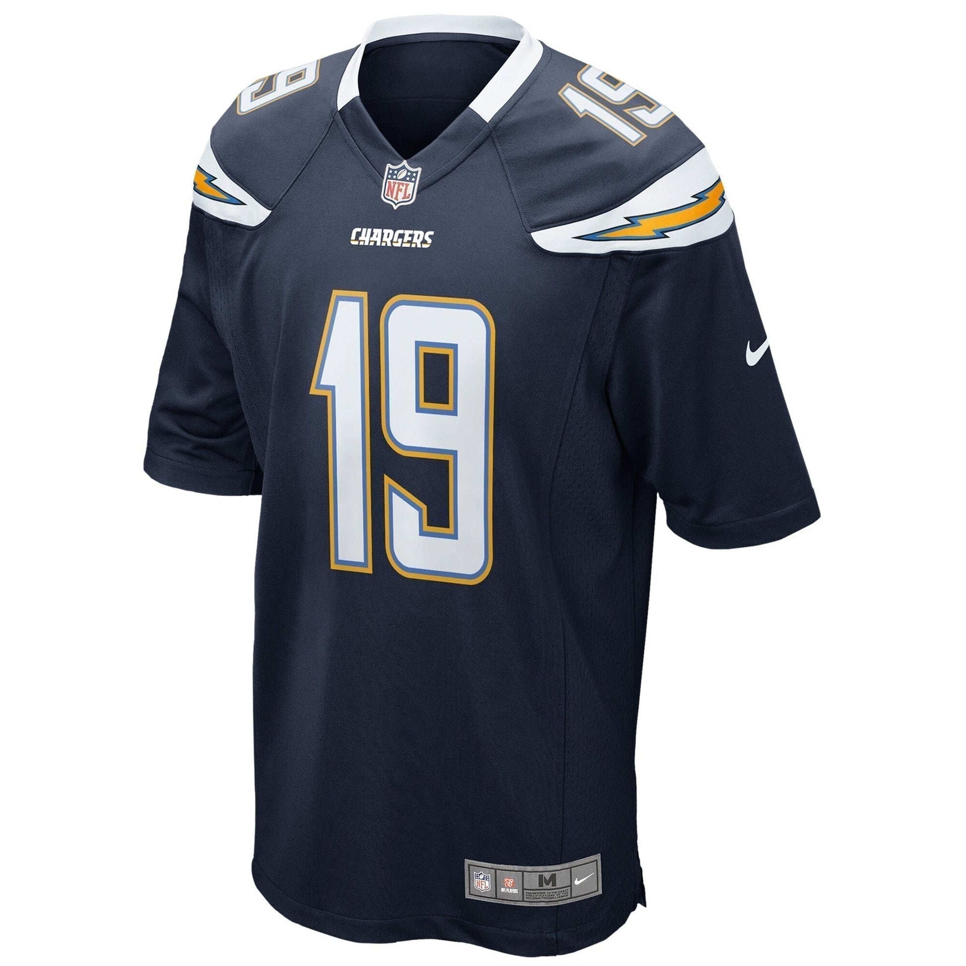 San Diego Chargers Lance Alworth Gridiron Classics Retired Game Jersey - Navy football jersey product view 2