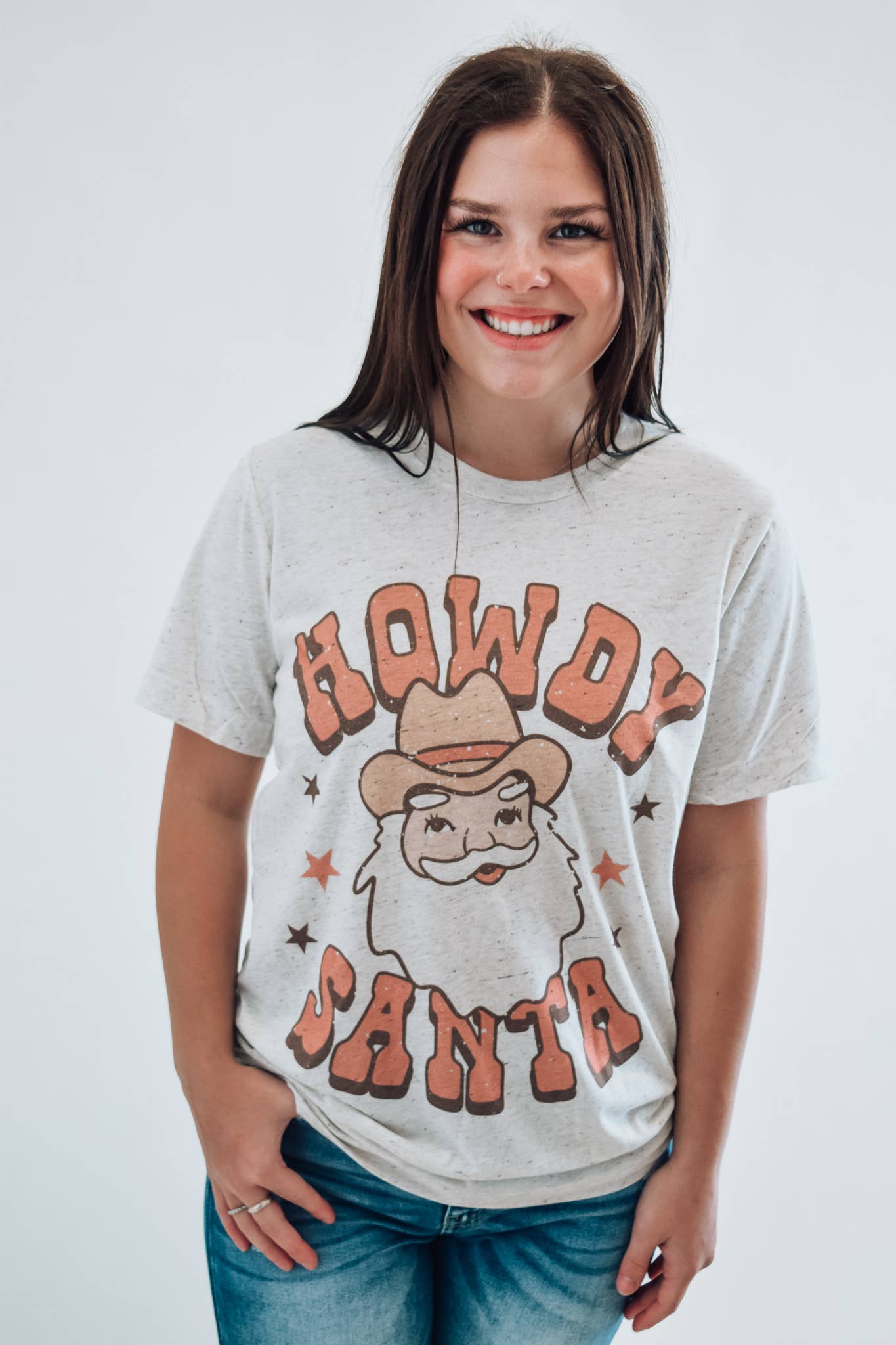 Howdy Santa Unisex T-shirt, Sweatshirt, Hoodie, Long Sleeve Tee - T-Shirt, Sweatshirt, Hoodie