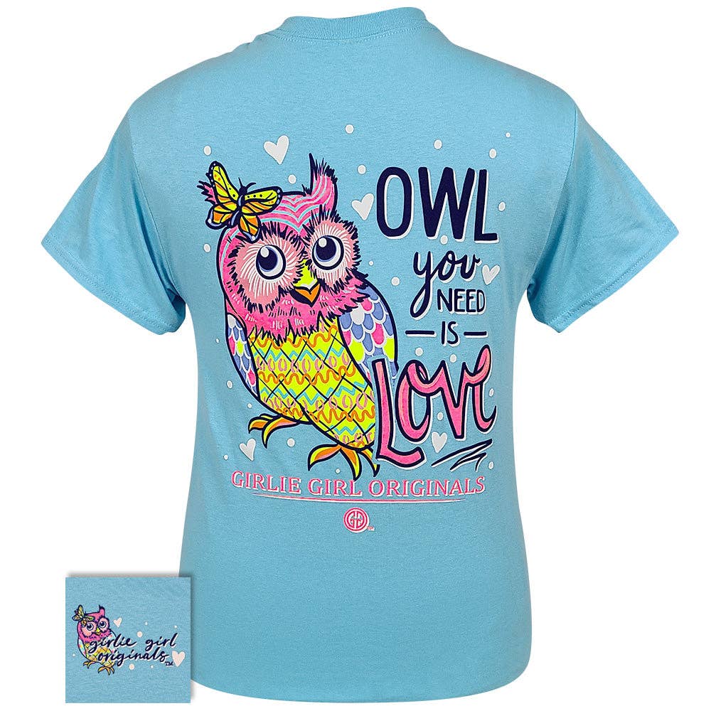 2521 Owl You Need Ss-Sky Blue Unisex T-shirt, Sweatshirt, Hoodie, Long Sleeve Tee - T-Shirt, Sweatshirt, Hoodie