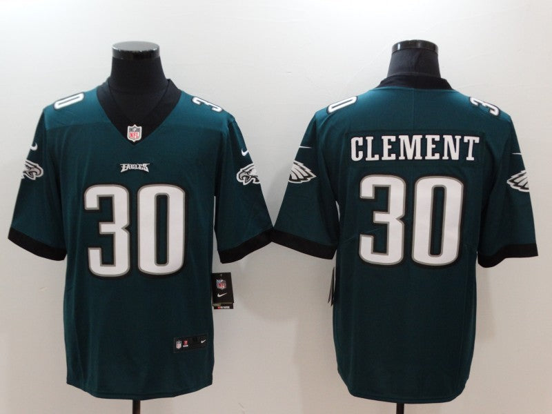 Men's Philadelphia Eagles Corey Clement Midnight Green Game Jersey football jersey product view 1
