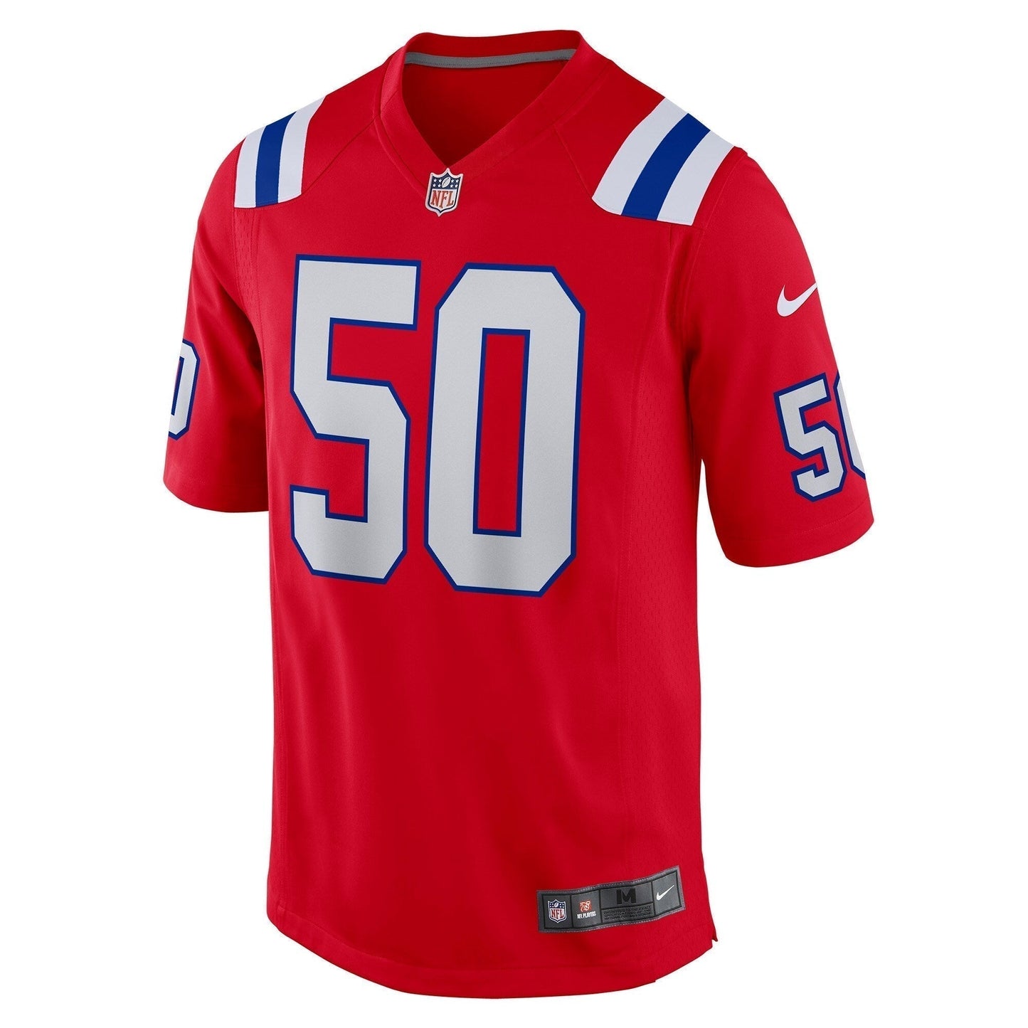Mike Vrabel New England Patriots Retired Alternate Game Jersey - Red football jersey product view 2