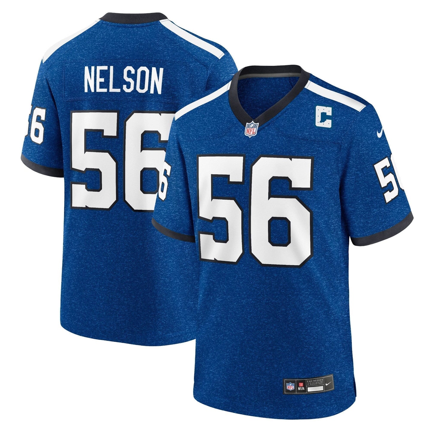 Quenton Nelson Indianapolis Colts Indiana Nights Alternate Game Jersey - Royal football jersey product view 1