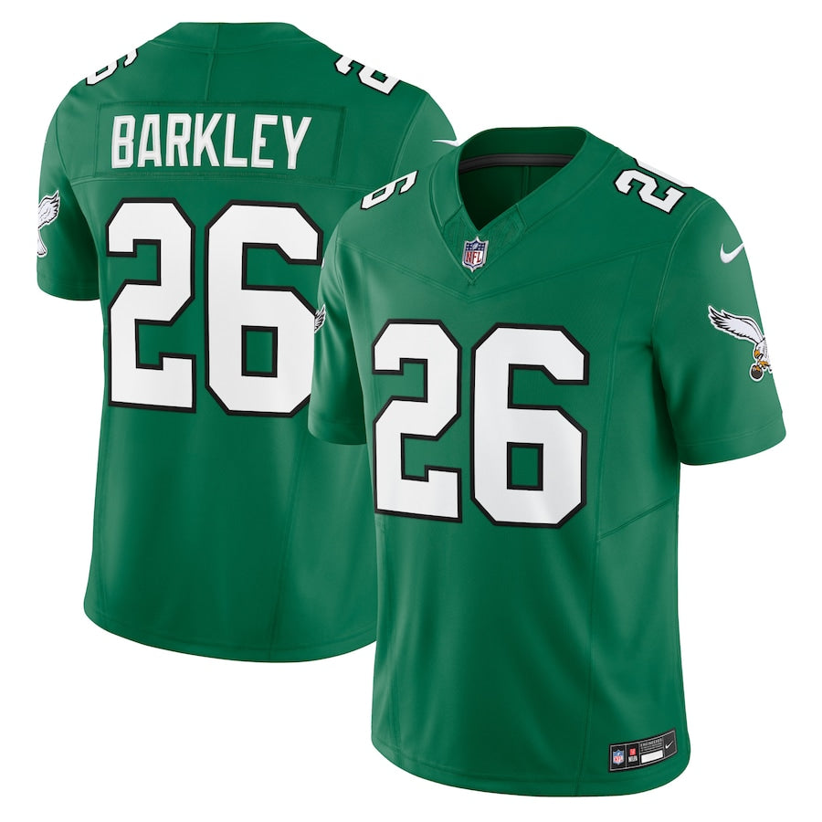 Saquon Barkley Midnight Green Philadelphia Eagles Vapor F.U.S.E. Limited Jersey football jersey product view 1