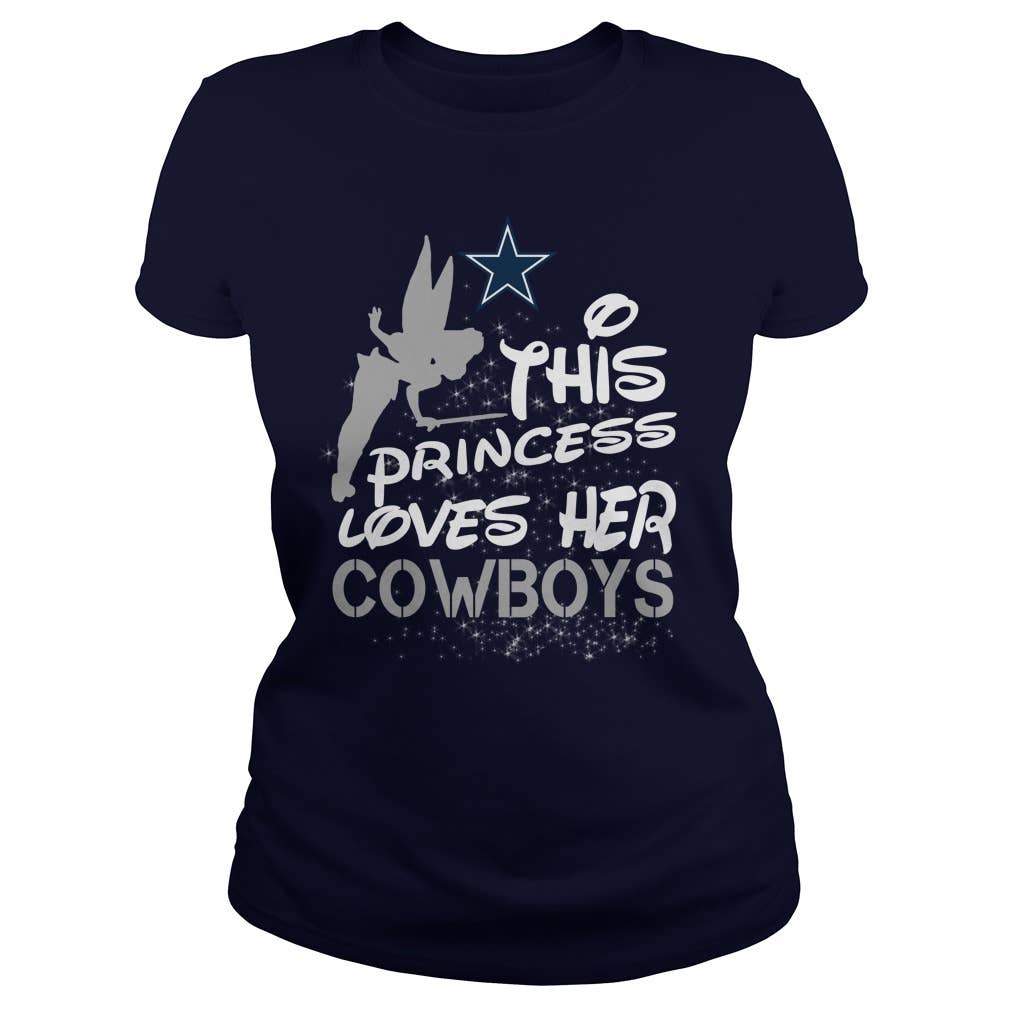 This Princess Loves Her Dallas Cowboys T-Shirt Unisex T-shirt, Sweatshirt, Hoodie, Long Sleeve Tee - T-Shirt, Sweatshirt, Hoodie