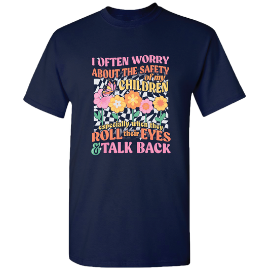 2694 Often Worry-Navy Unisex T-shirt, Sweatshirt, Hoodie, Long Sleeve Tee - T-Shirt, Sweatshirt, Hoodie