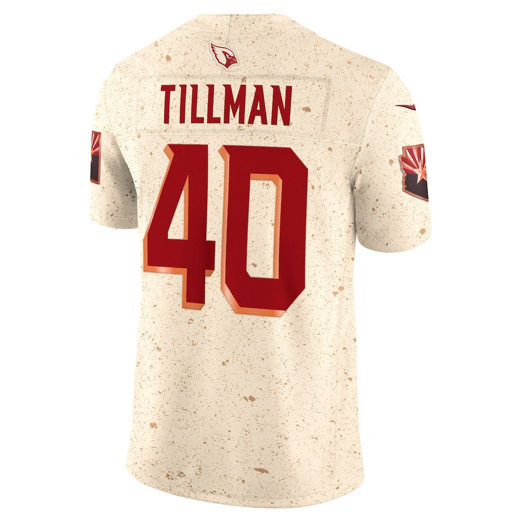A.Cardinals #40 Pat Tillman Natural 2025 Rivalries Collection Retired Player Limited Jersey football jersey product view 1