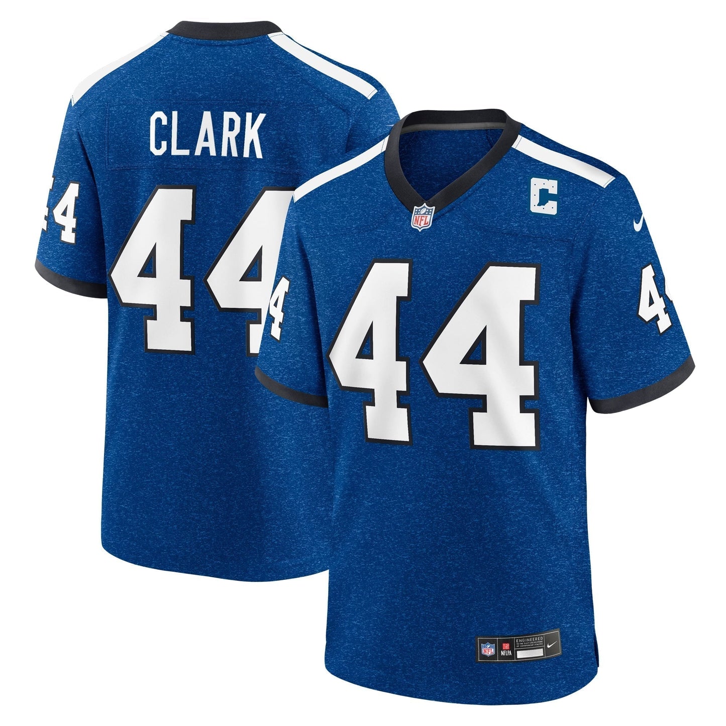 Dallas Clark Indianapolis Colts Indiana Nights Alternate Game Jersey - Royal football jersey product view 1