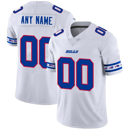 Custom1 Buffalo Bills White Team Logo Vapor Limited Jersey1 Stitched Jersey1 Football Jerseys football jersey product view 1