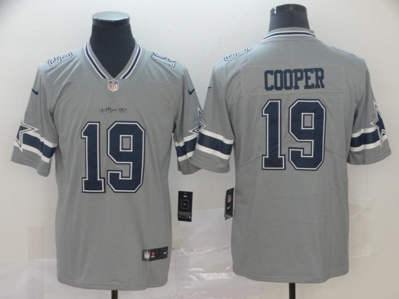 Men's Dallas Cowboys Amari Cooper #19 Gray Inverted Legend Jersey1 football jersey product view 1