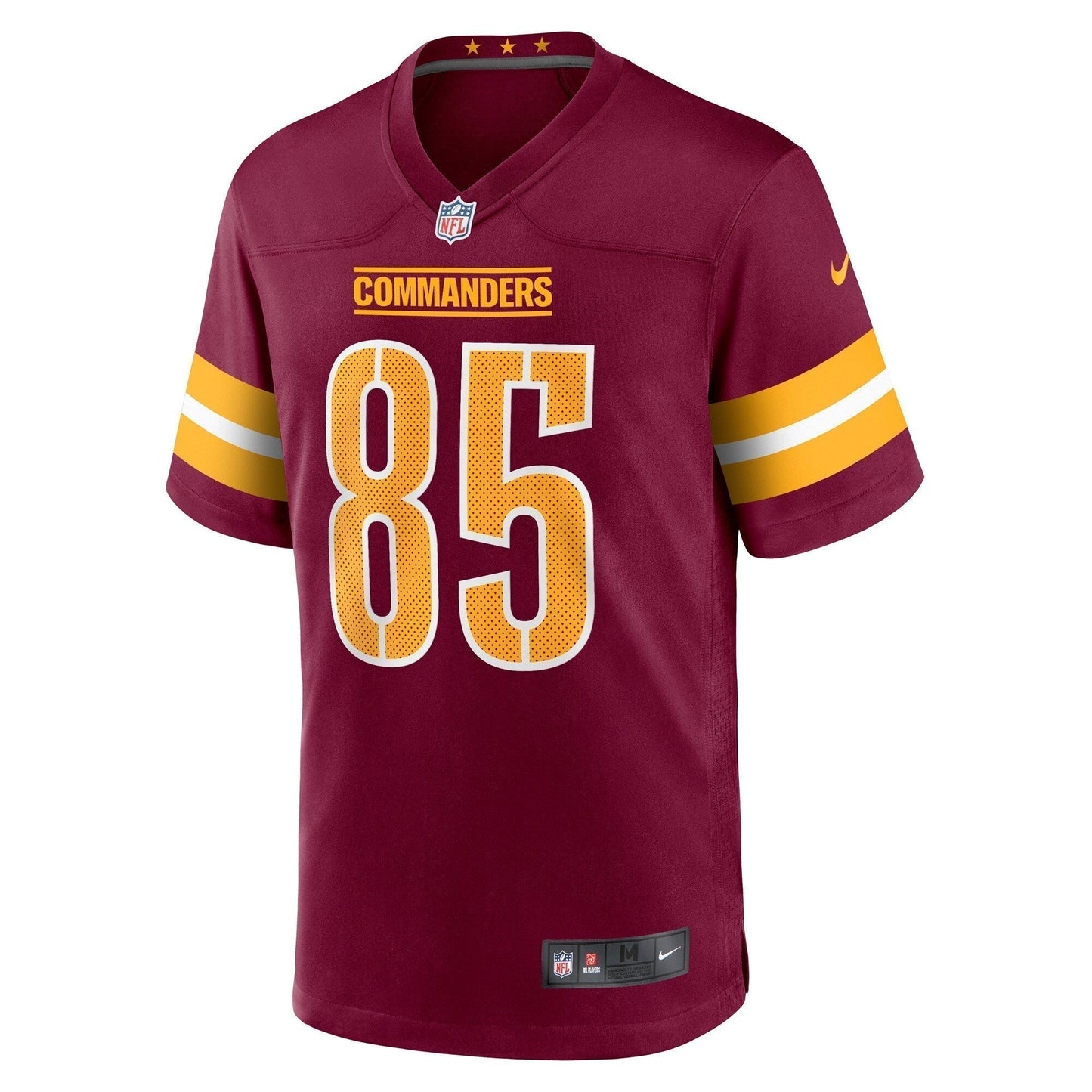Cole Turner Washington Commanders Game Jersey - Burgundy football jersey product view 2