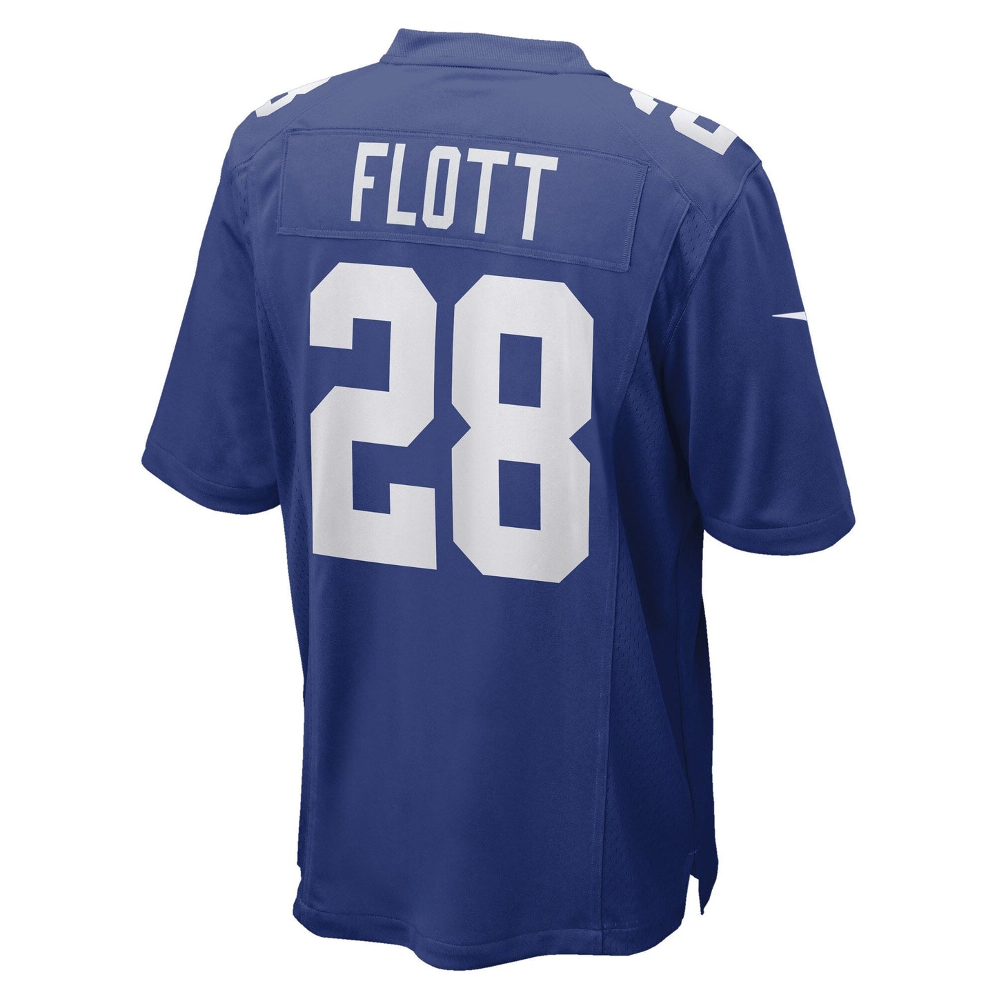 Cor'Dale Flott New York Giants Game Jersey - Royal football jersey product view 3