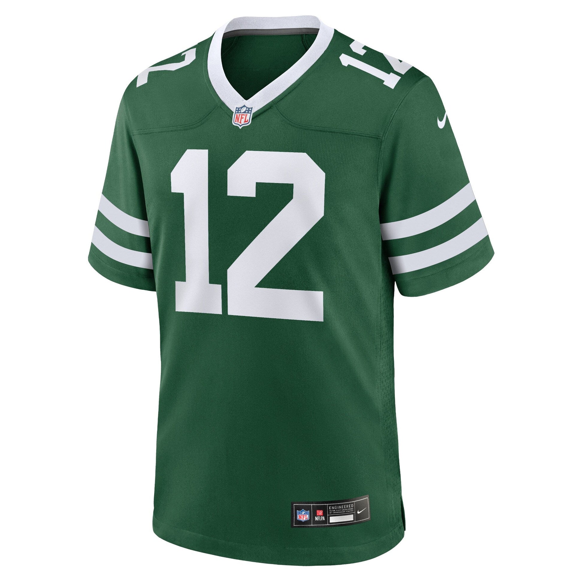 Joe Namath New York Jets Game Jersey - Legacy Green football jersey product view 2