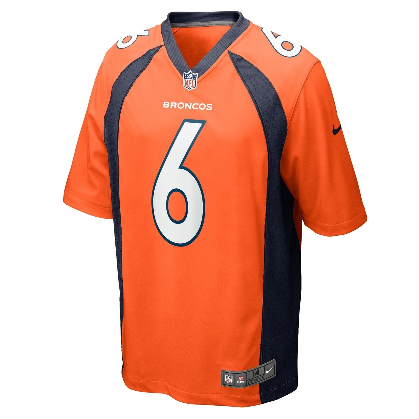 P.J. Locke Denver Broncos Game Jersey - Orange football jersey product view 2