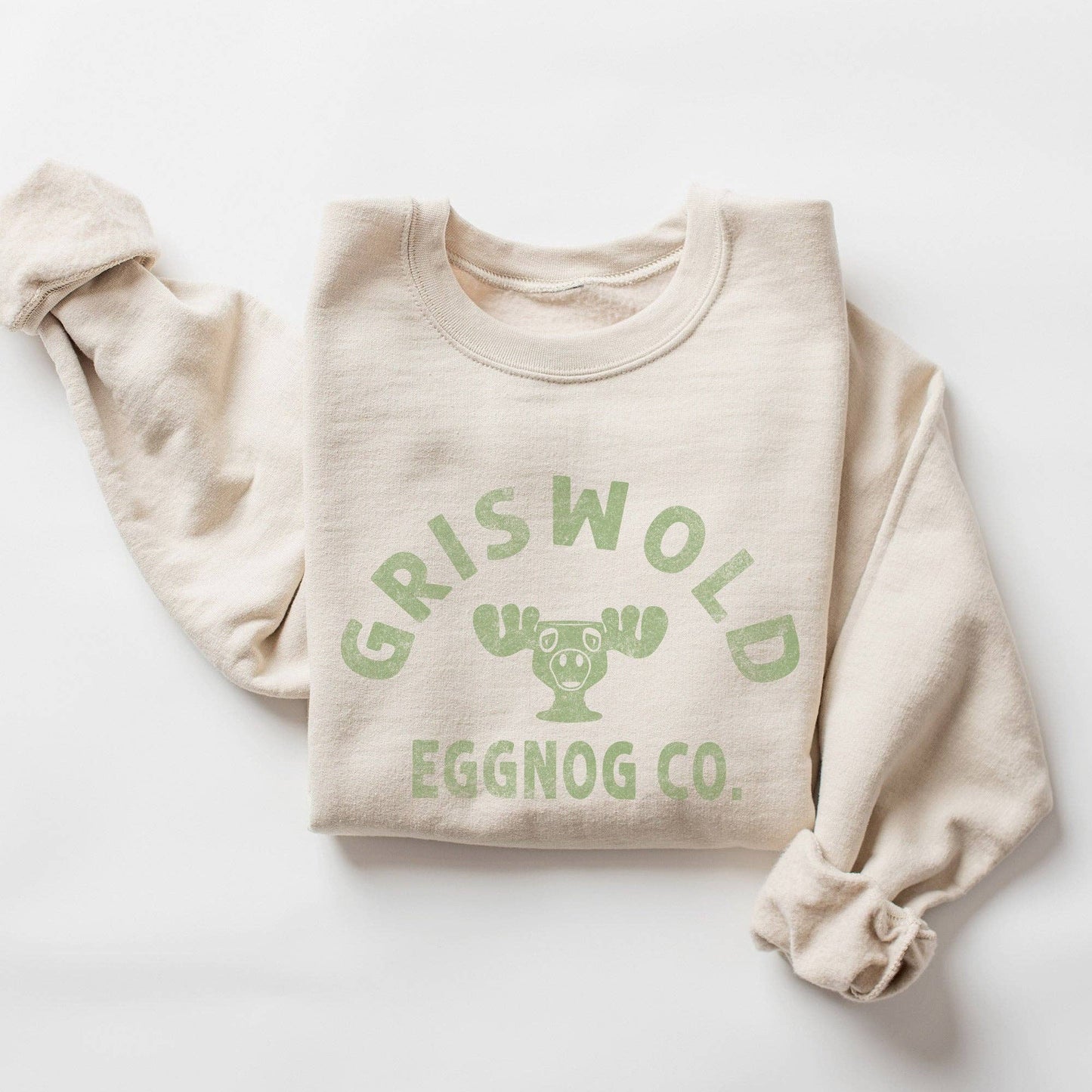 Griswold Eggnog Co. Christmas Sweatshirt Unisex T-shirt, Sweatshirt, Hoodie, Long Sleeve Tee - T-Shirt, Sweatshirt, Hoodie