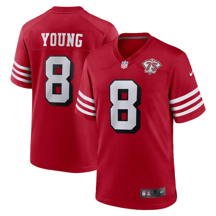 Steve Young San Francisco 49ers Jersey football jersey product view 1