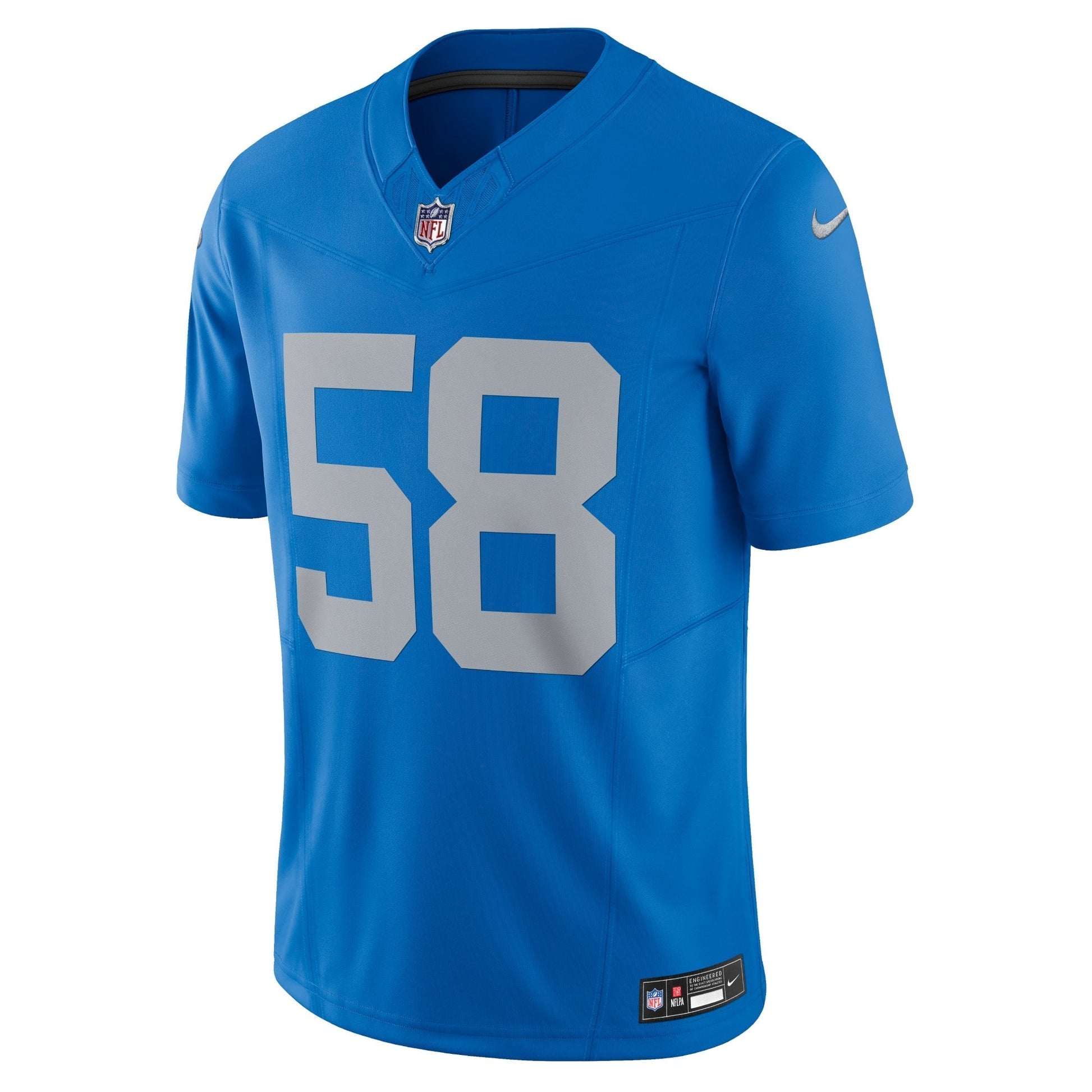 Penei Sewell Detroit Lions Vapor F.U.S.E. Alternate Limited Jersey - Blue football jersey product view 2